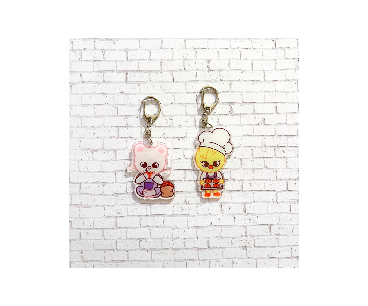 Skzoo Bake and Bite Duo Keychains