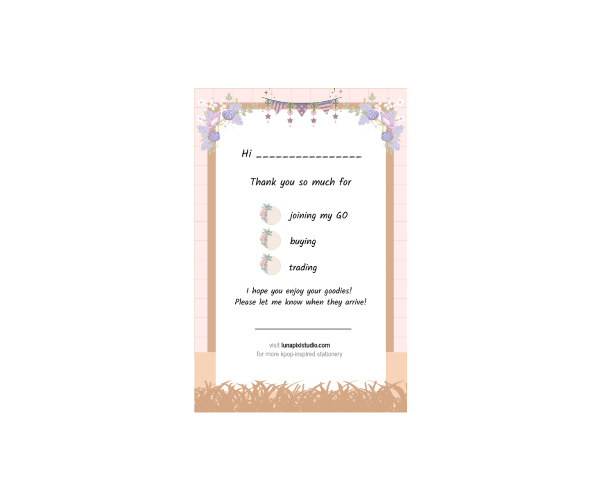 Darling PC Trading Notecards