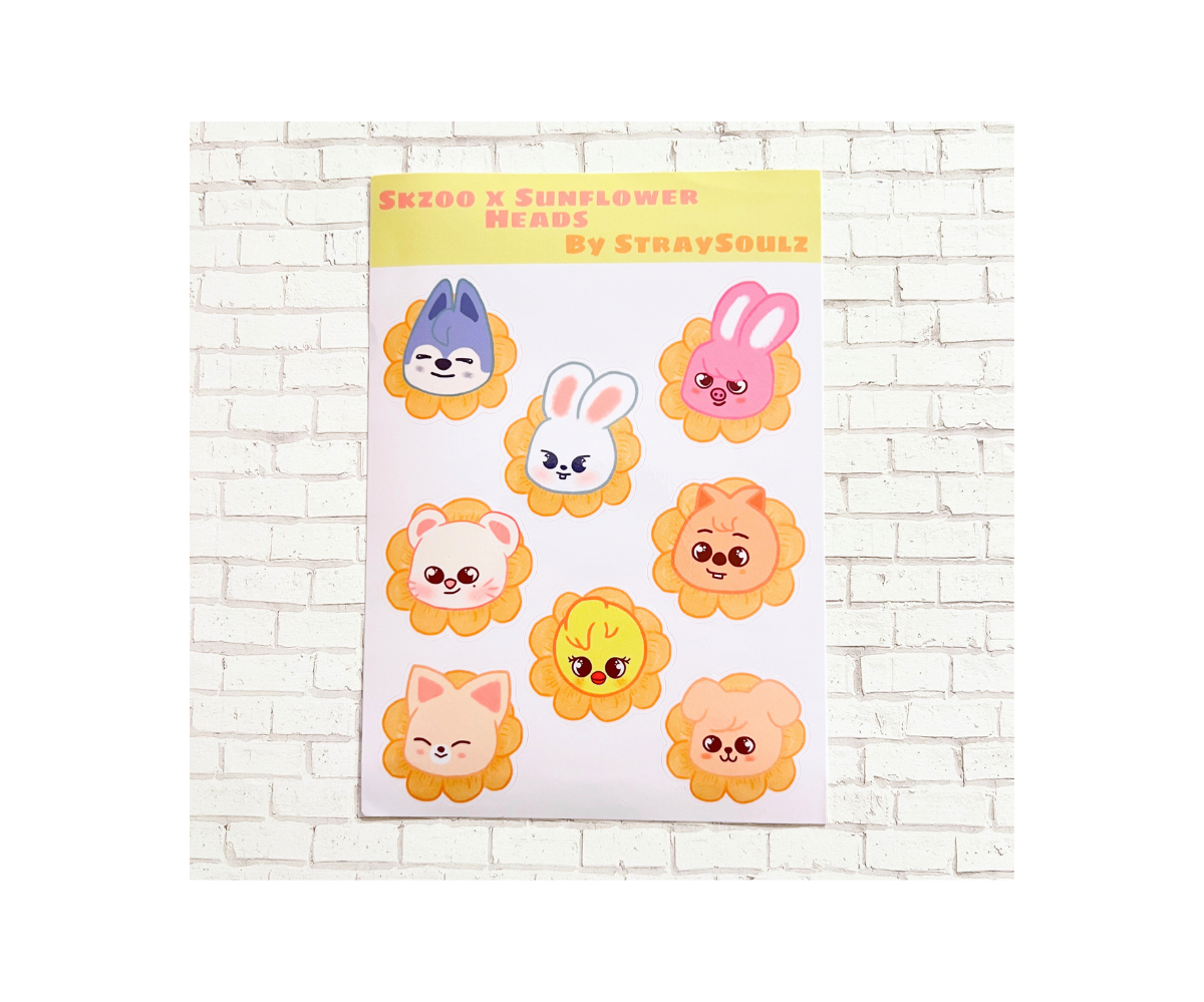 Skzoo Sticker Sheets