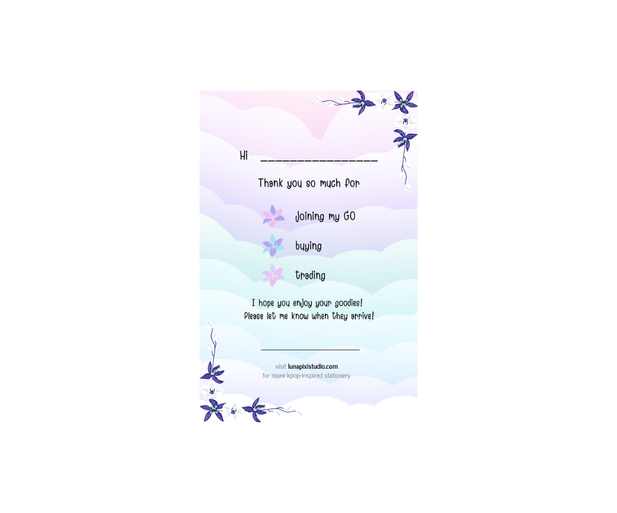 LPS PC Trading Notecards