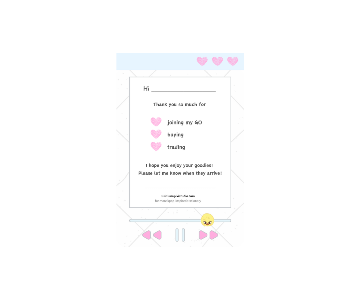 Skzoo Trading Notecards