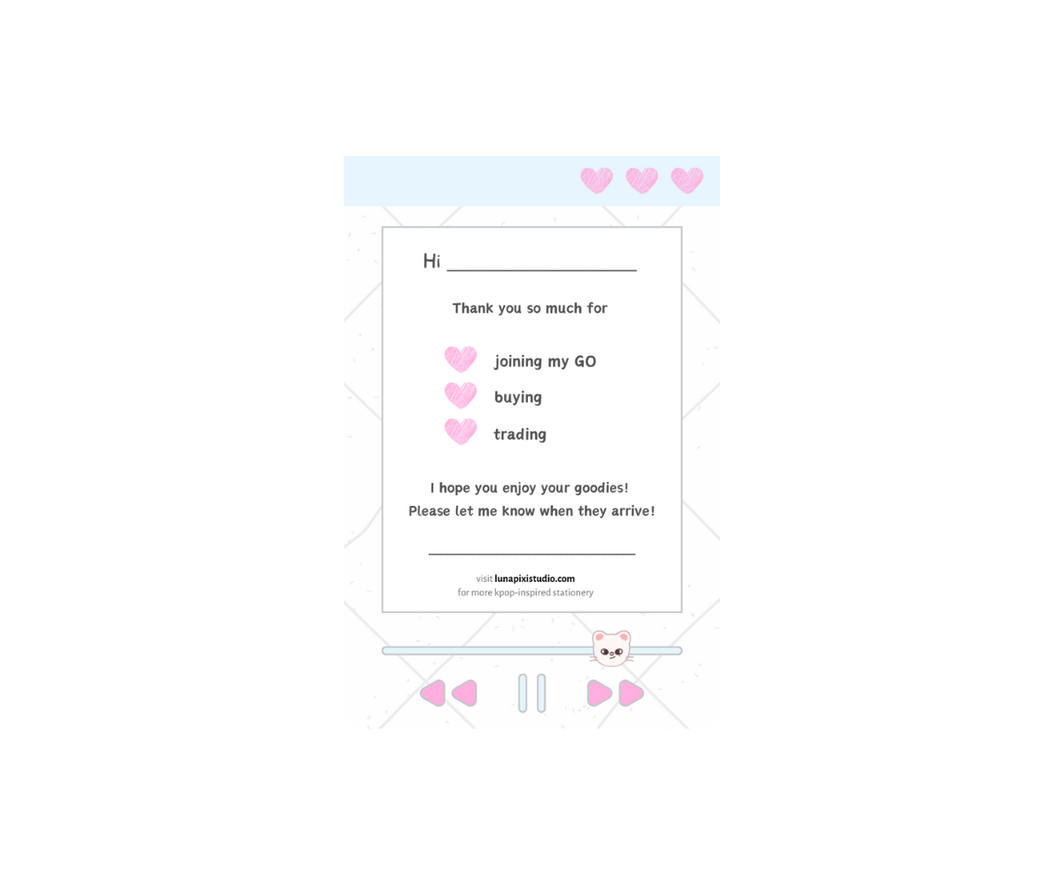 Skzoo Trading Notecards