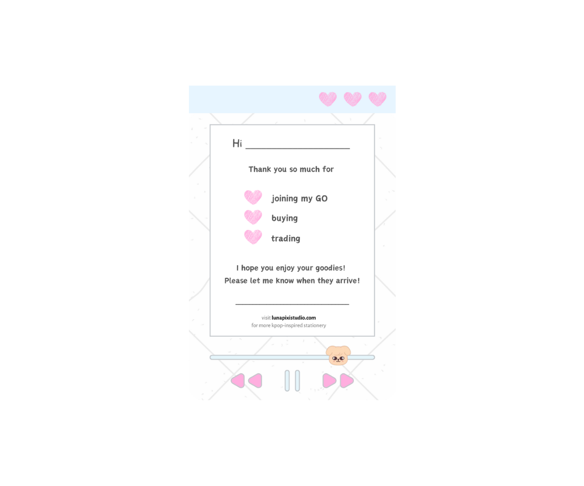 Skzoo Trading Notecards
