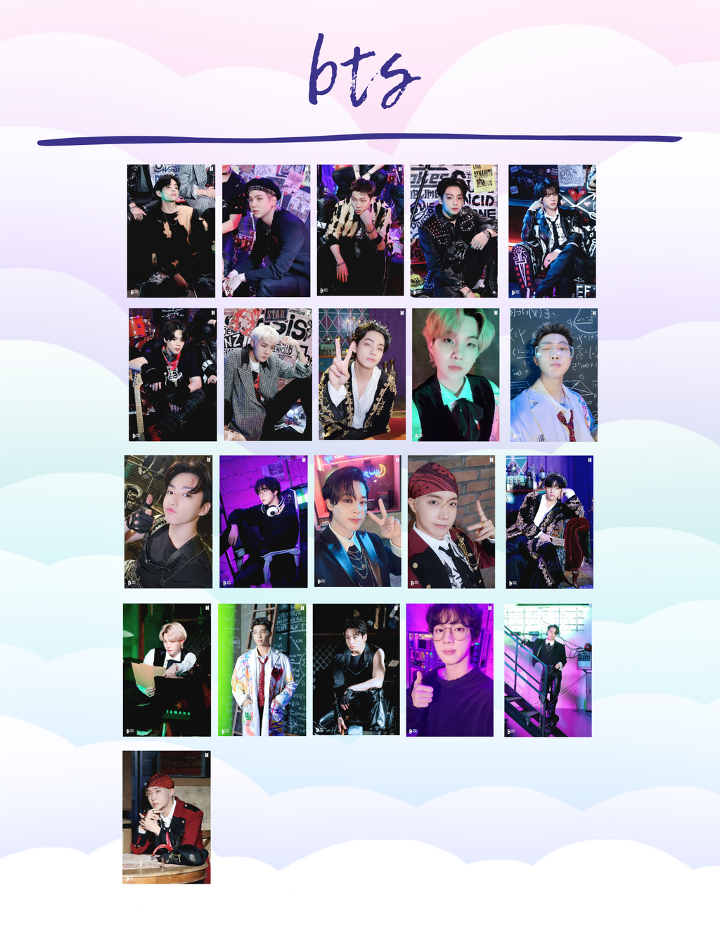 bts lucky draw 2022 seasons greetings concept