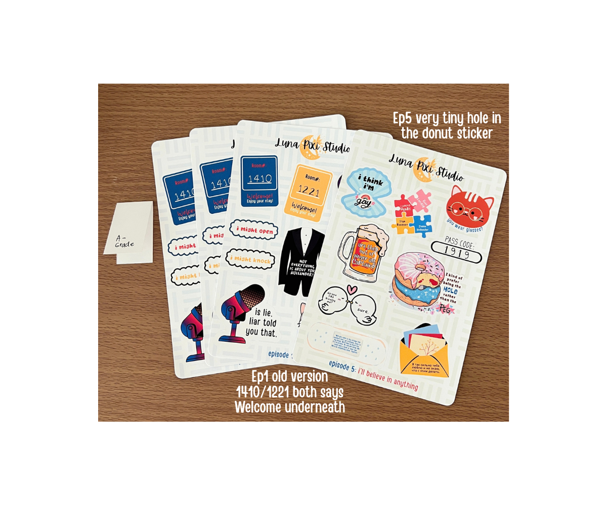 Heated Rivalry Quotes Sticker Sheet