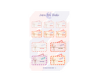 Air Mail Sticker Sheet