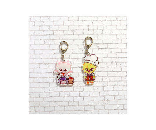 Skzoo Bake and Bite Duo Keychains