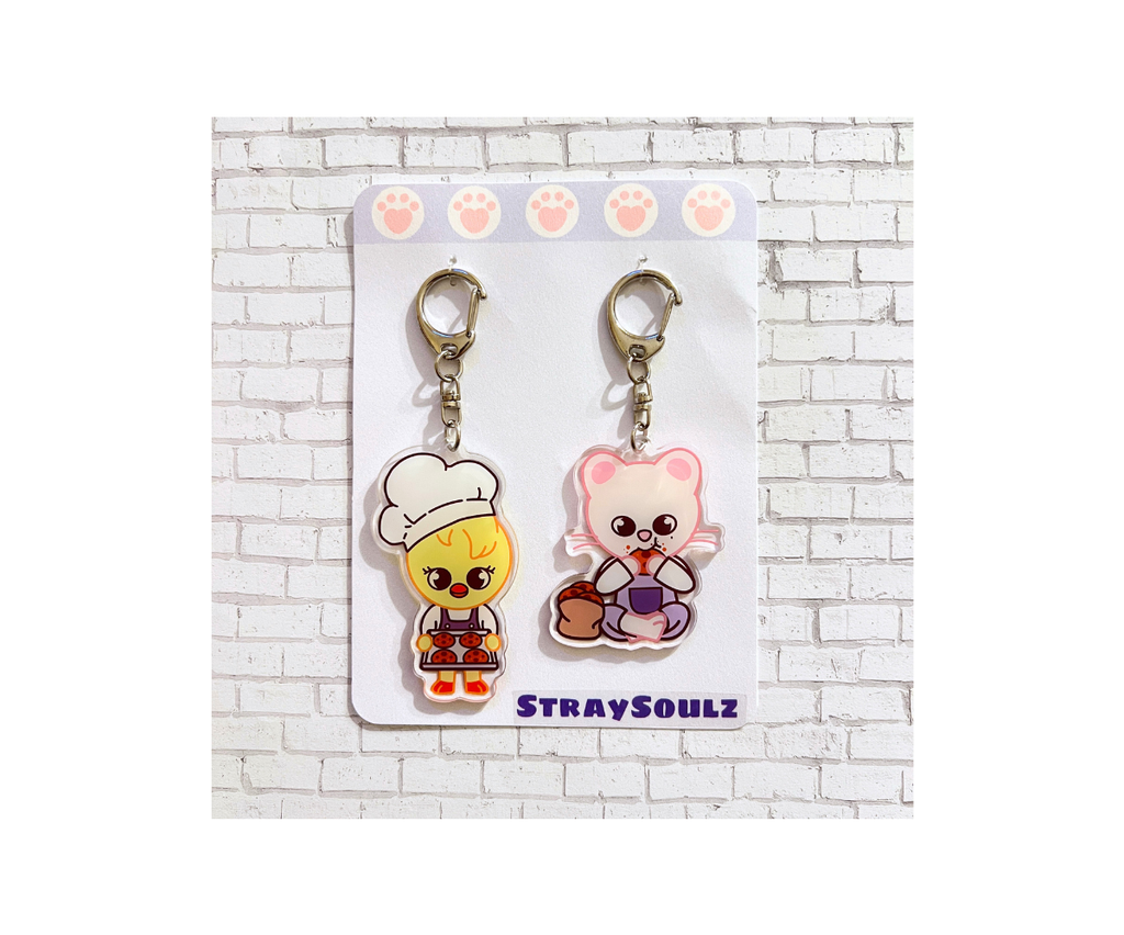 Skzoo Bake and Bite Duo Keychains