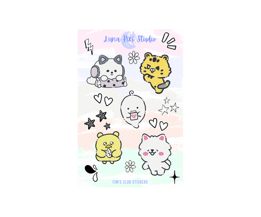 Fim's Club Stickers