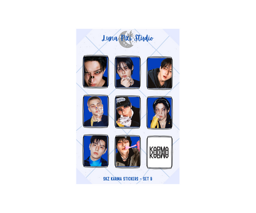Stray Kids Karma Stickers – LUNA PIXI STUDIO