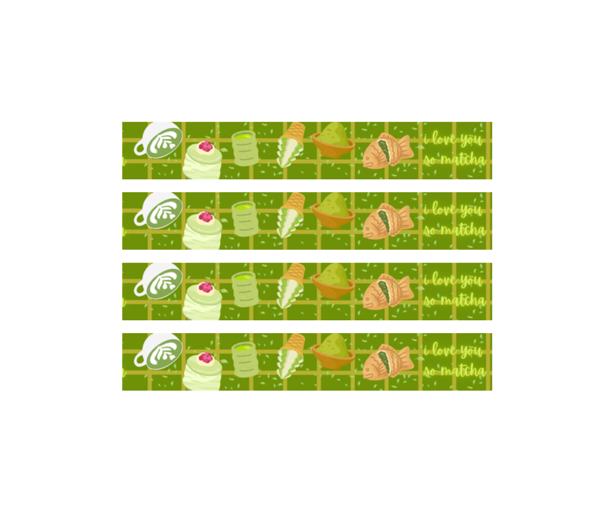 Matcha Love Tape (C-Grade)