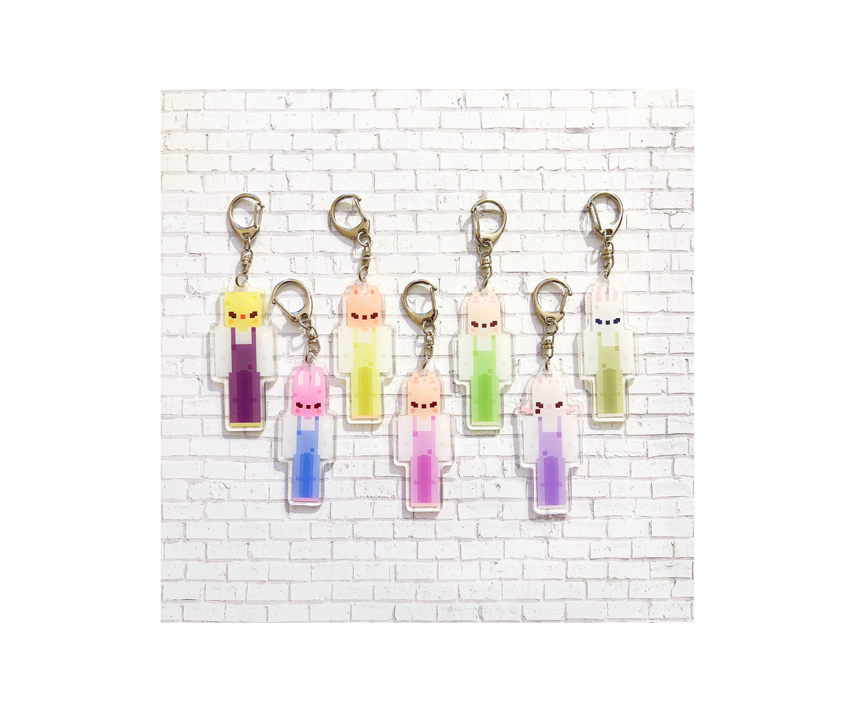 Minecraft Skzoo Keychain