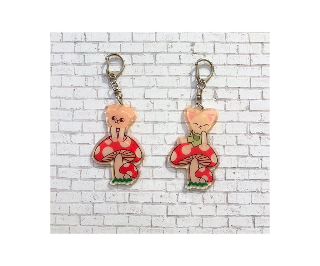 Skzoo Mushroom Keychain (B-grade)