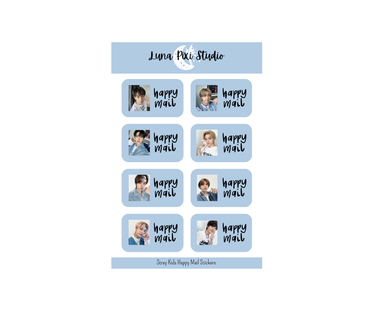 SKZ Happy Mail Stickers