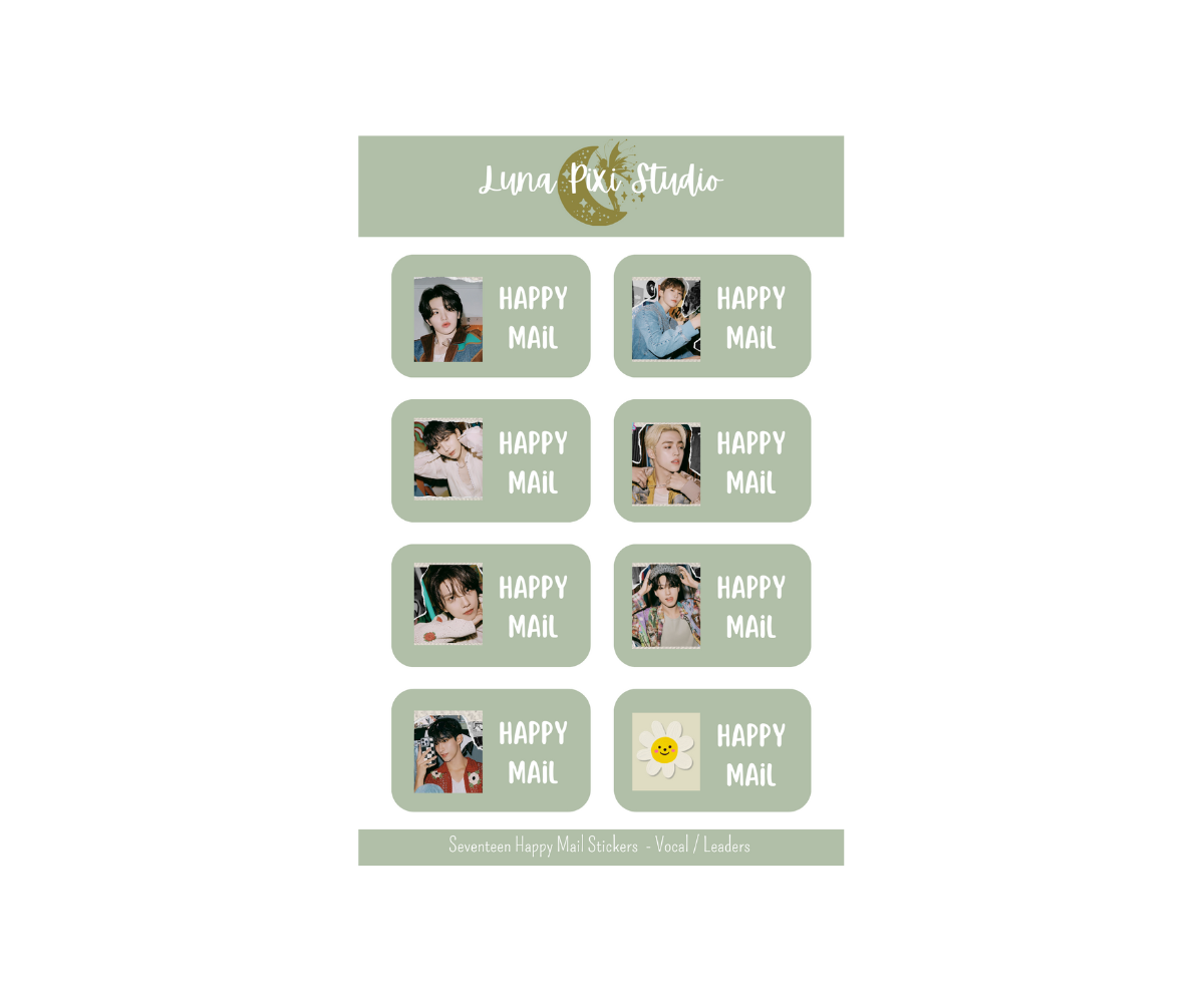 Seventeen Happy Mail Stickers