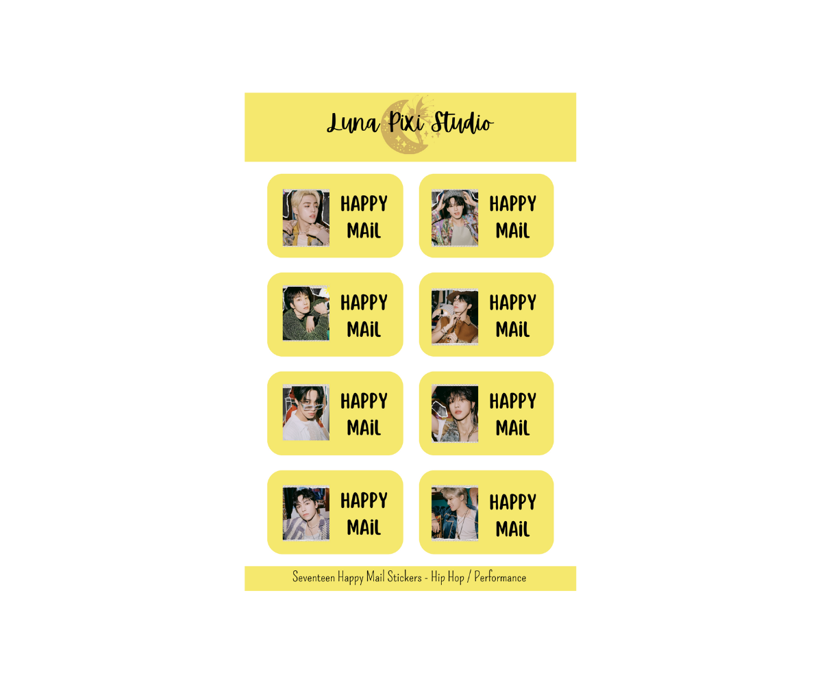 Seventeen Happy Mail Stickers