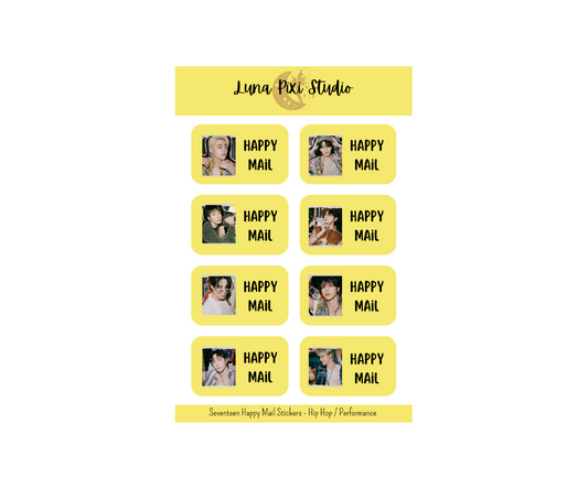 Seventeen Happy Mail Stickers