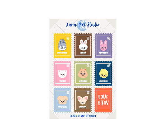 Skzoo Stamp Stickers