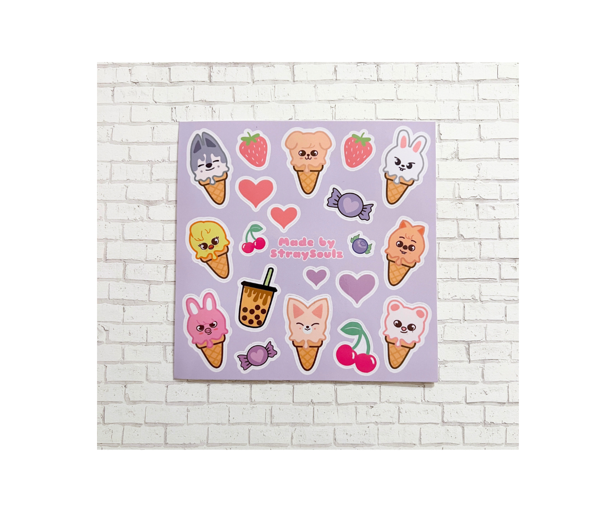 Skzoo Sticker Sheets