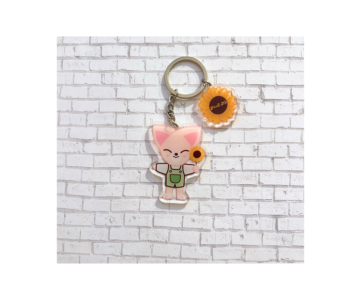 Sunflower Skzoo Keychain