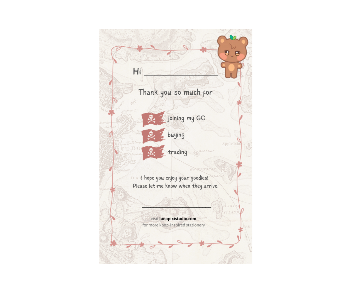 Aniteez Trading Notecards