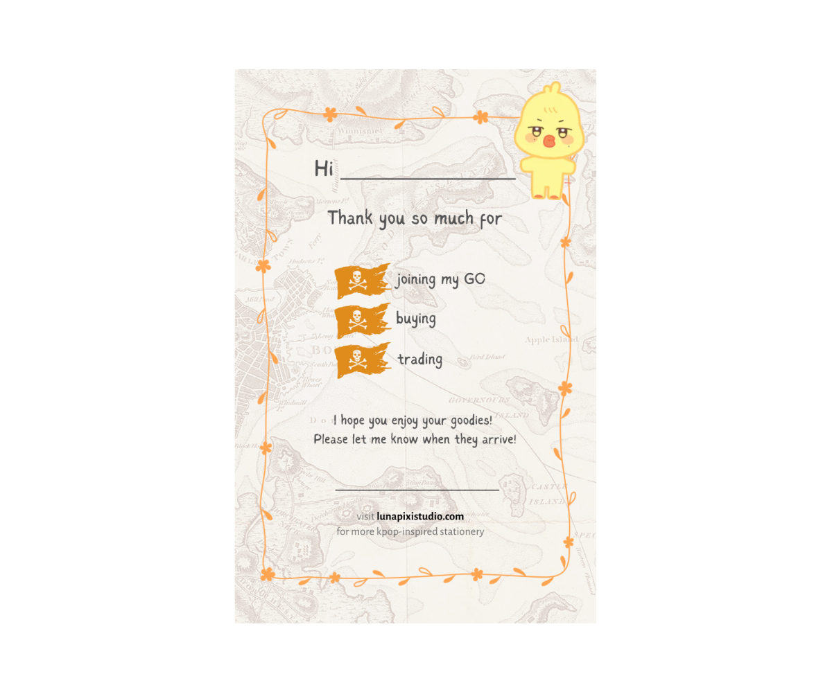 Aniteez Trading Notecards