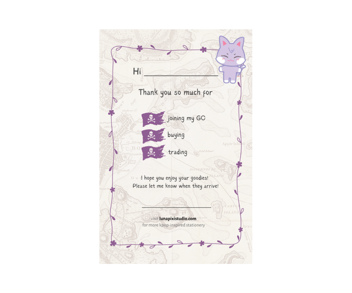 Aniteez Trading Notecards