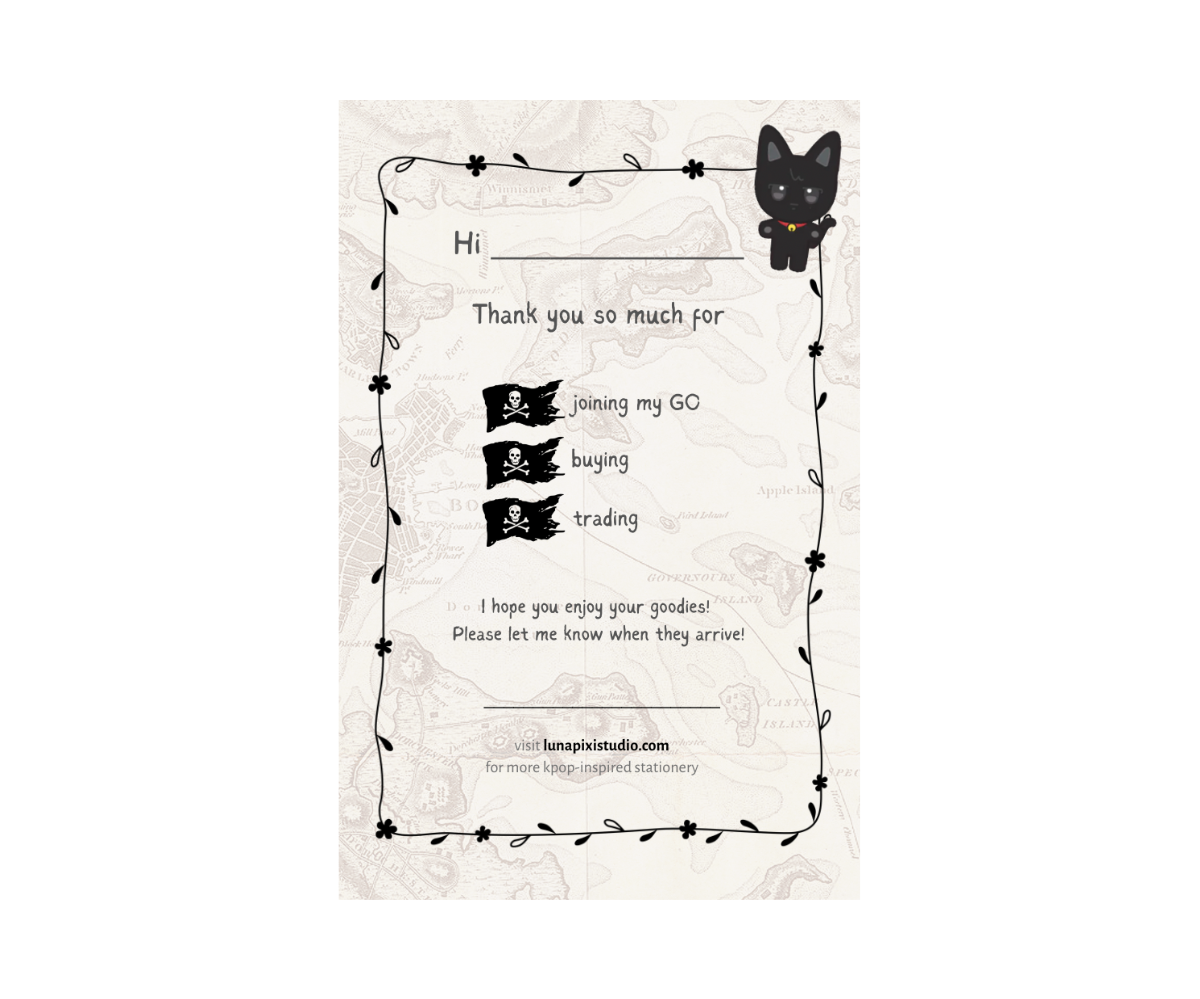 Aniteez Trading Notecards