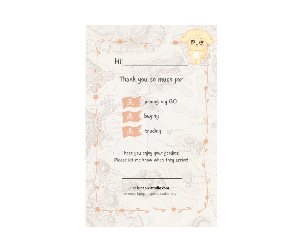 Aniteez Trading Notecards