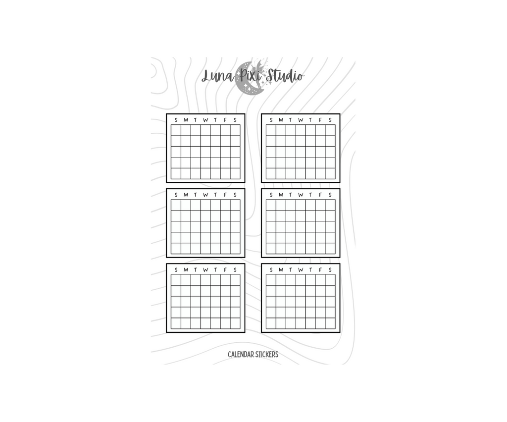 Calendar Stickers