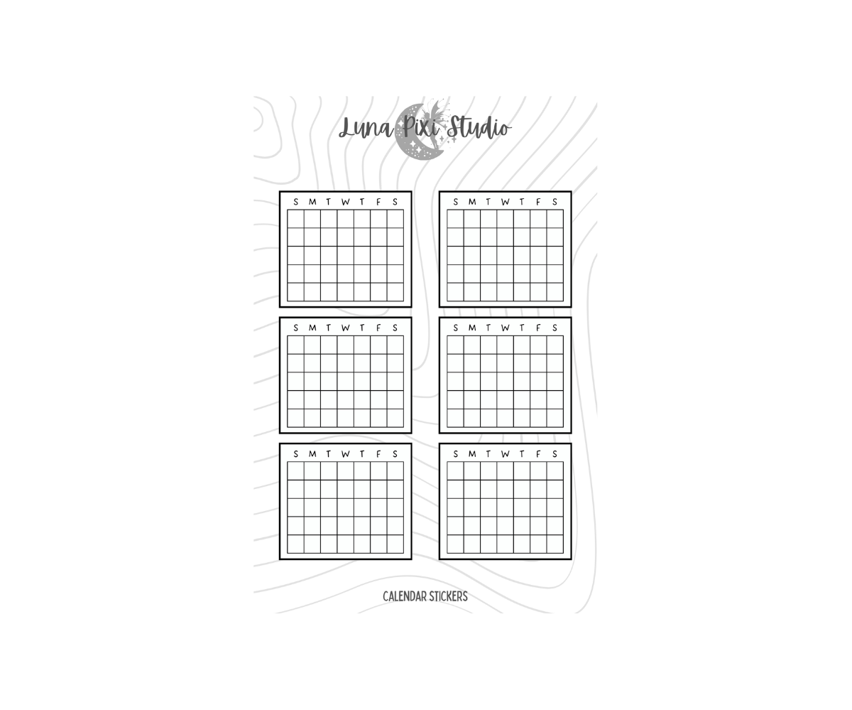 Calendar Stickers