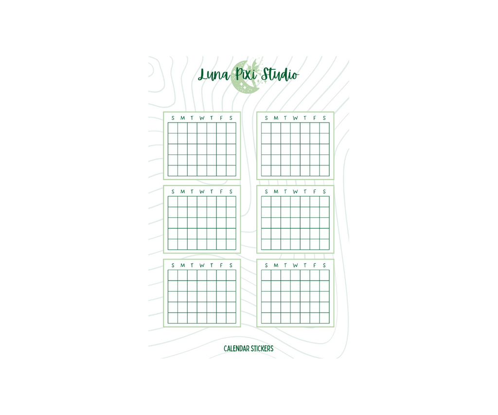Calendar Stickers