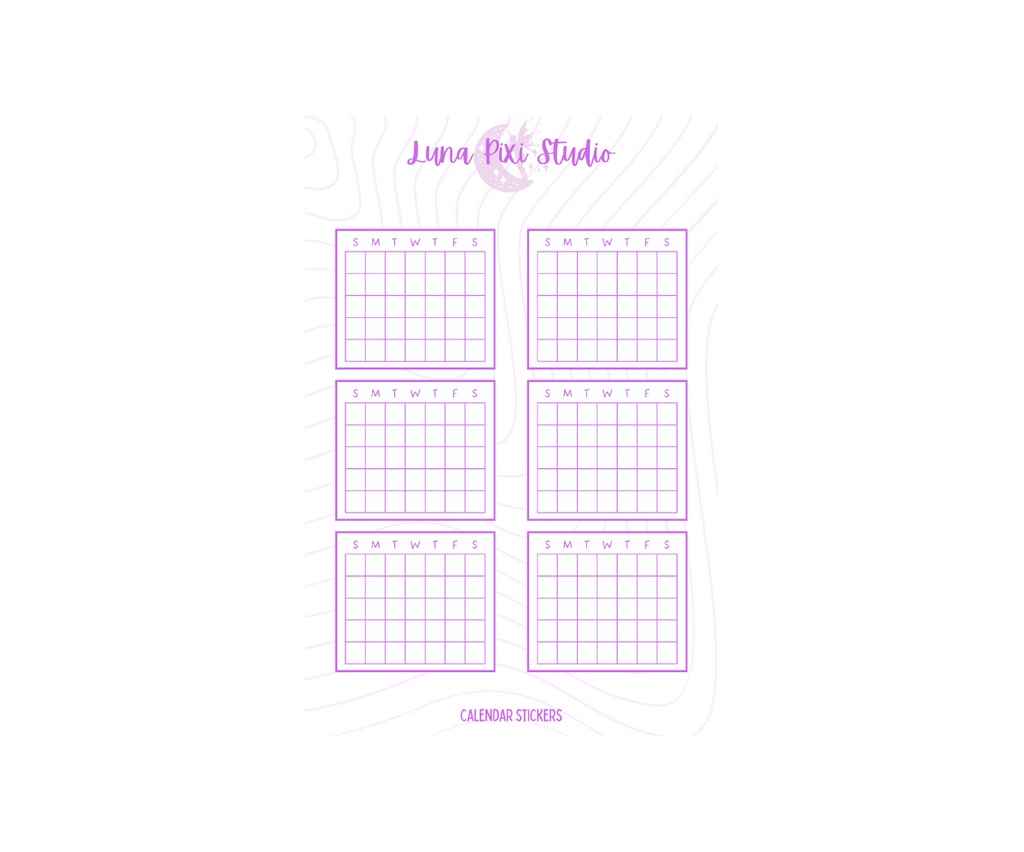 Calendar Stickers