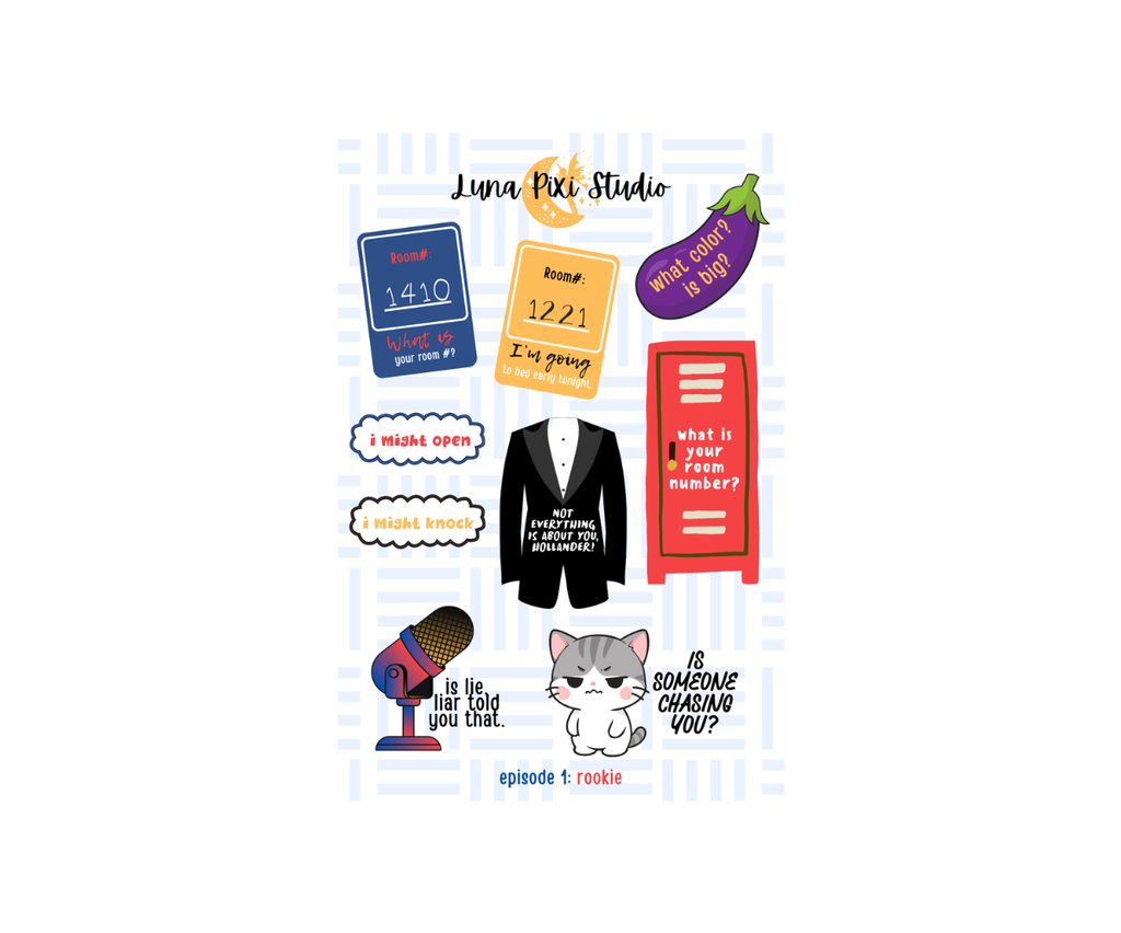 Heated Rivalry Quotes Sticker Sheet
