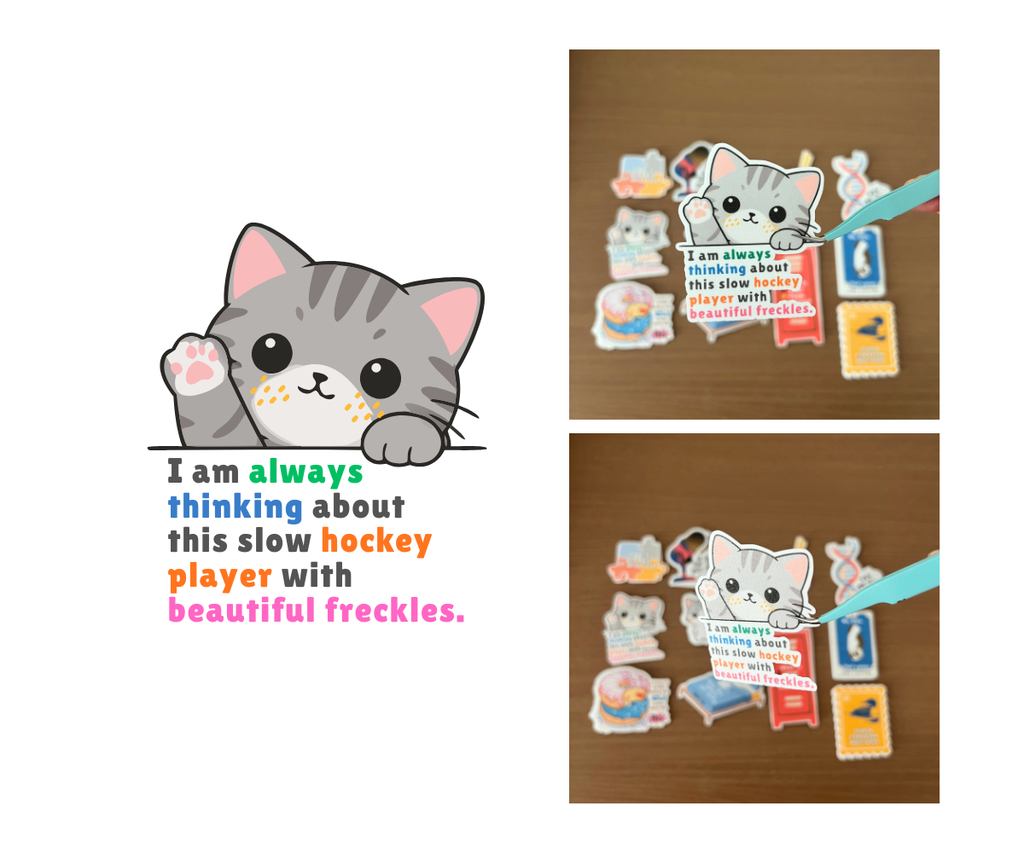 Heated Rivalry Die Cut Stickers
